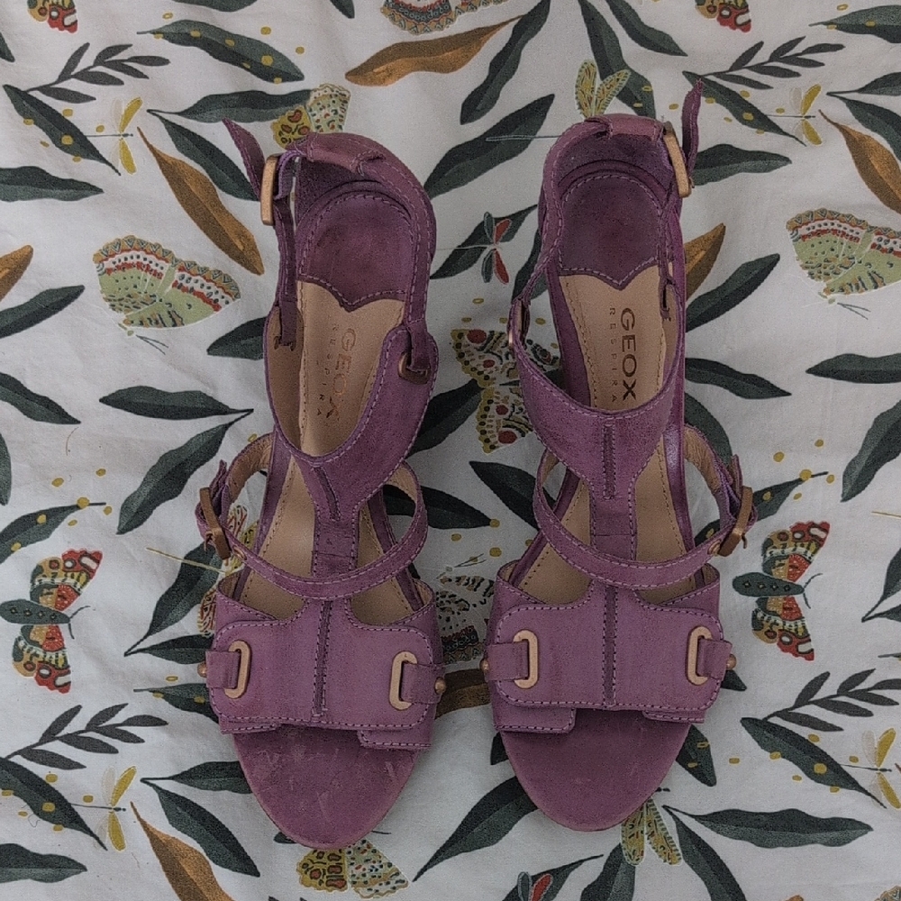 Geox Women's Stylish Mauve Sandals
